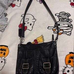 Tignanello black leather Bag